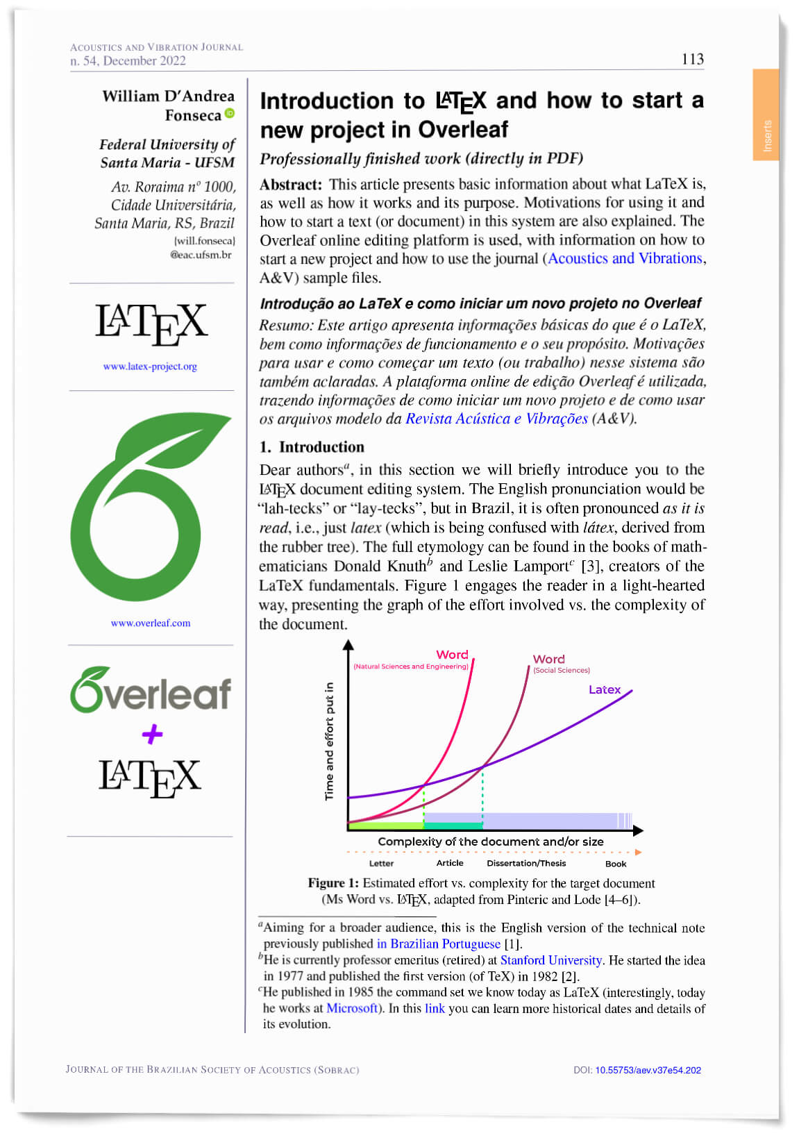 AeV 54 - Introduction to LaTeX